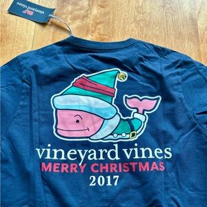 Vineyard Vines KIDS ELF Whale Tee, Medium 12-14